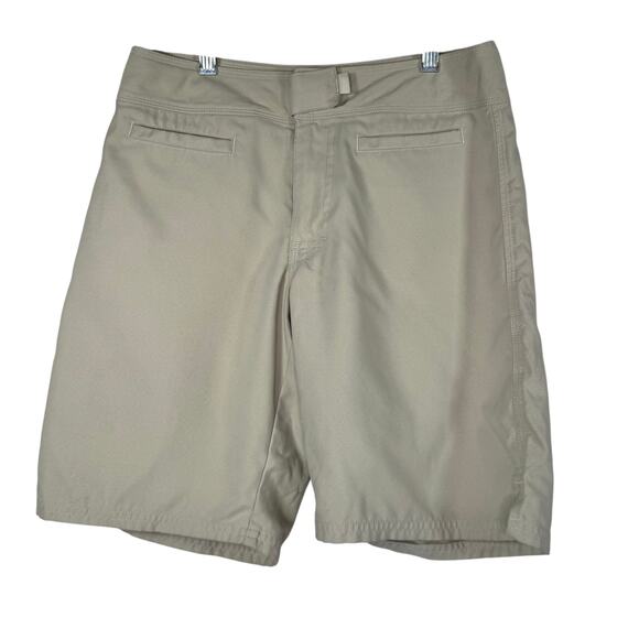 Patagonia Kokawe Shorts Khaki 9" Inseam 4 Slit Pockets - Picture 1 of 11